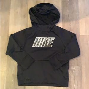 Black Nike Dri-fit hooded sweatshirt